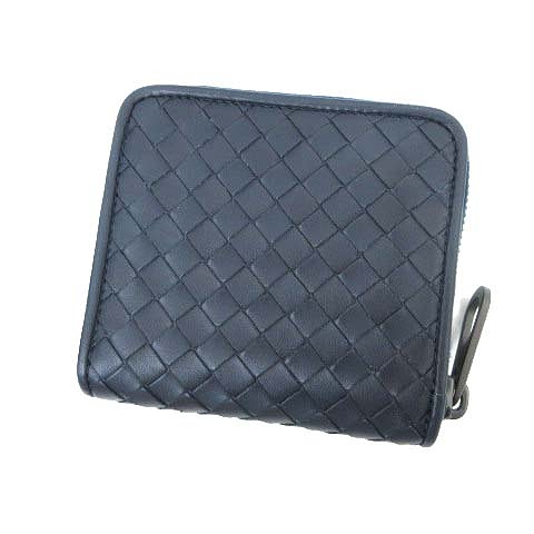 未使用品 ボッテガヴェネタ BOTTEGA VENETA 二つ折り財布 イントレ 