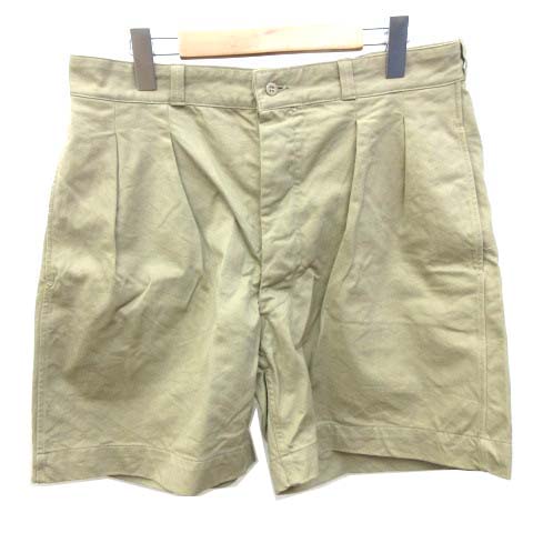 ヴィンテージ Vintage フランス軍 M52 チノショーツ ショートパンツ デッドストック ジップ 大きいサイズ 5 Xl カーキ C メンズ 070 ベクトルパーク