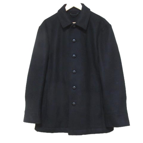 エンポリオアルマーニ EMPORIO ARMANI コート ウール 黒 ブラック 50 L 