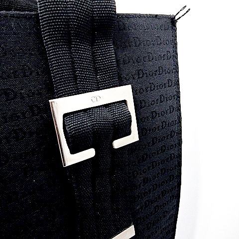 ディオールオム Dior HOMME 美品 ロゴ ジャガード 総柄 トートバッグ 