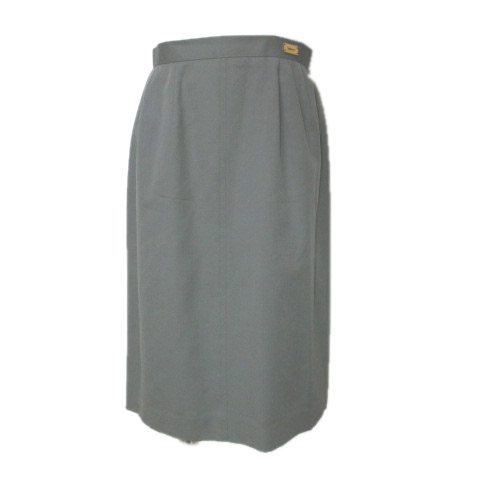 バーバリーズ Burberrys ヴィンテージ ひざ丈 スカート タイト ウール  