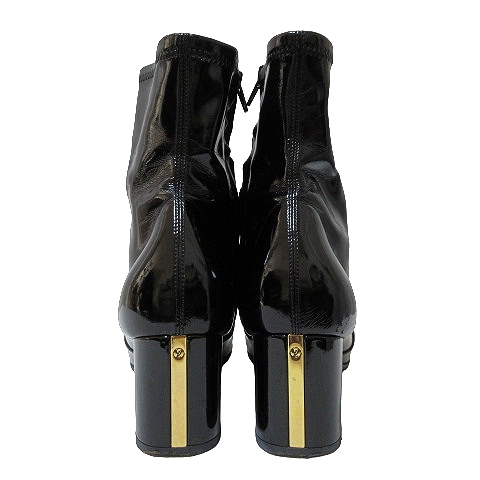 ルイヴィトン LOUIS VUITTON ショートブーツ チャンキーヒール 