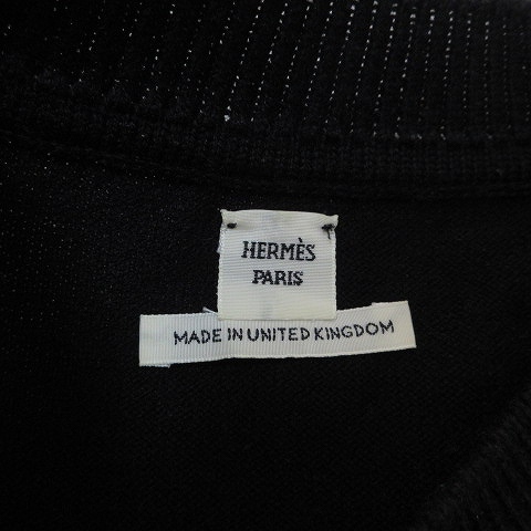 エルメス HERMES 近年 カシミヤ100% 半袖 ニット セーター 英国 エルメス HERMES 近年 カシミヤ100% 半袖 ニット セーター 英国