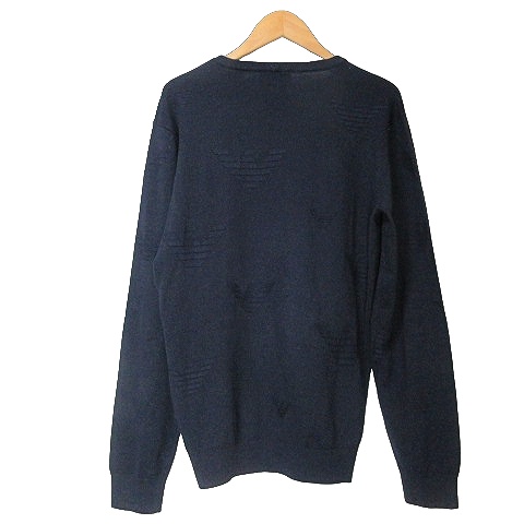 エンポリオアルマーニ EMPORIO ARMANI ニット トップス ロゴ総柄 16A  
