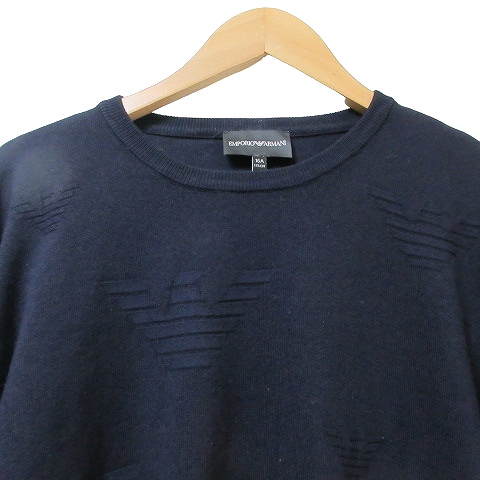 エンポリオアルマーニ EMPORIO ARMANI ニット トップス ロゴ総柄 16A  