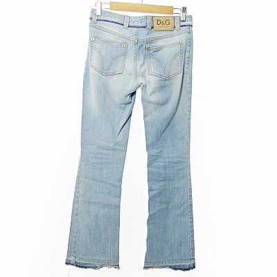 ディー&ジー ドルガバ ドルチェ&ガッバーナ D&G フレア デニム パンツ  