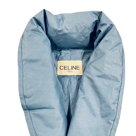 セリーヌ CELINE 90S ダウン ショール 羽毛 ベスト 肩掛け
