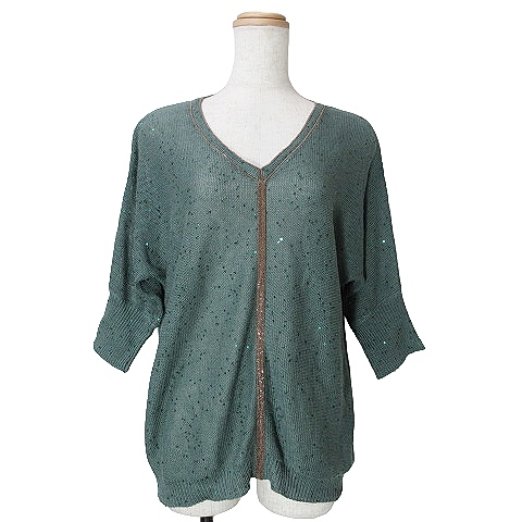 ダーマコレクション dama collection 美品 近年 5分袖 ニット  