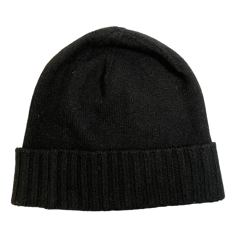 サンローラン パリ SAINT LAURENT PARIS 美品 ビーニー カシミヤ 