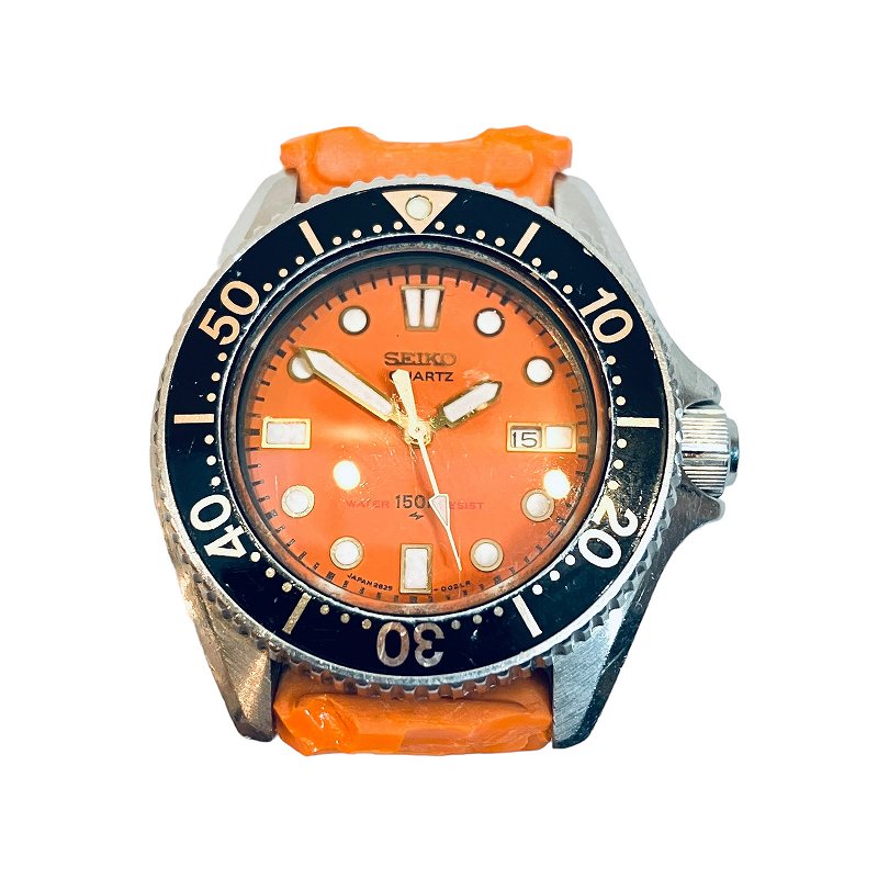 セイコー SEIKO ミニダイバー 2625-0010 クォーツ 希少 オレンジ 