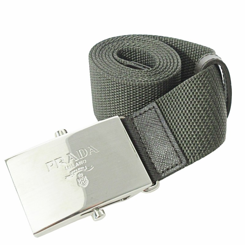 美品　プラダ ガチャベルト バックル ロゴ 本物真贋済み 美品 プラダ ガチャベルト バックル ロゴ 本物真贋済み PRADA プラダ