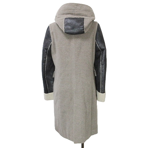 エルマノシェルビーノ ERMANNO SCERVINO junior カシミヤ混 レザー袖 
