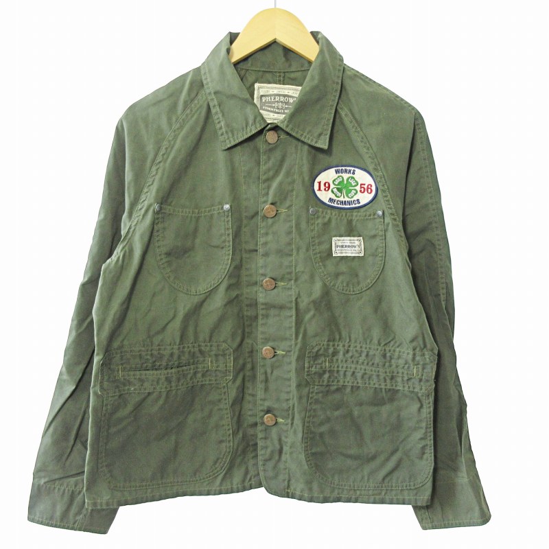 Pherrow'sフェローズ ストーミーブルーカバーオール フェローズ