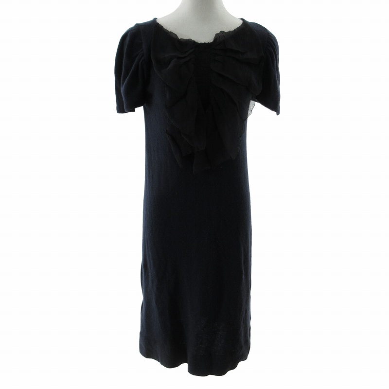 レッド ヴァレンティノ RED VALENTINO フリルニットワンピース 