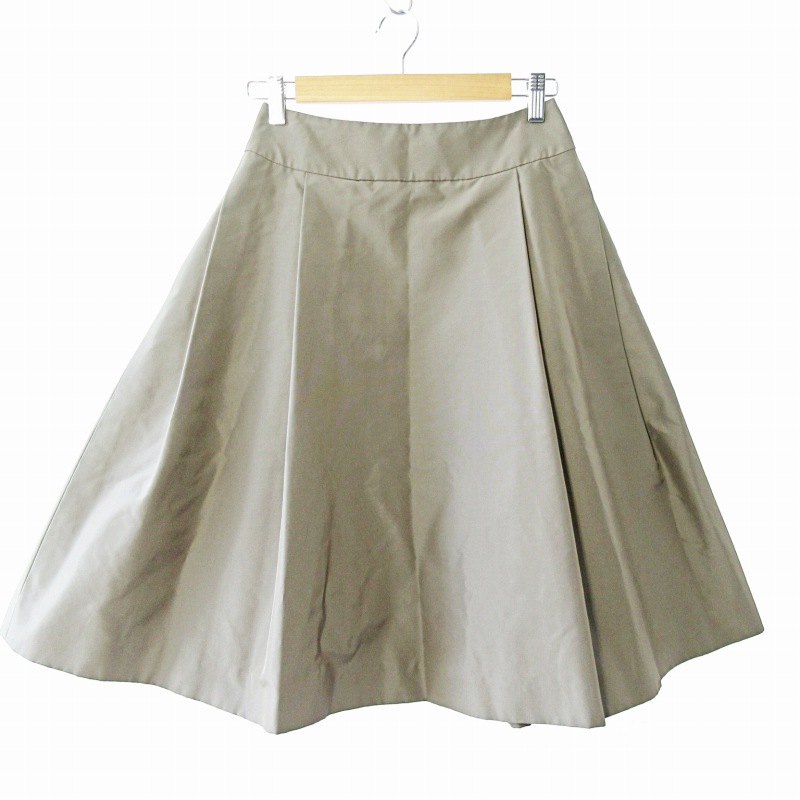 フォクシー FOXEY 近年モデル 38636 フレアスカート 膝丈 シルク  