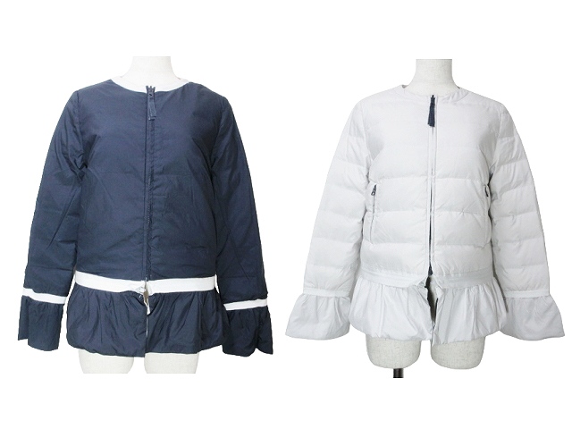 ランバンオンブルー LANVIN en Bleu 近年 4WAY リバーシブル ダウン 
