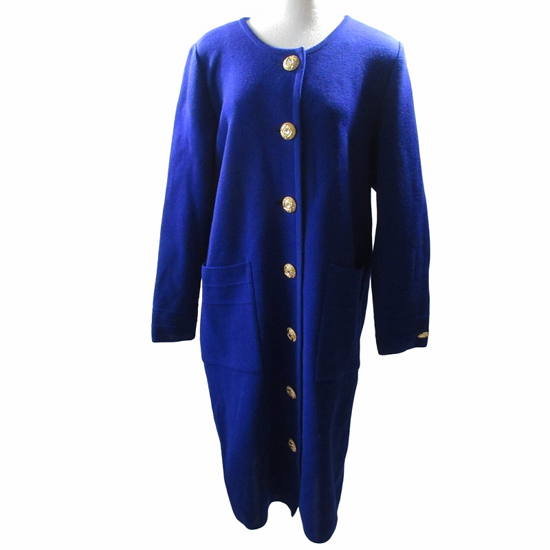 イヴサンローラン YVES SAINT LAURENT ヴィンテージ ニット ノーカラー 