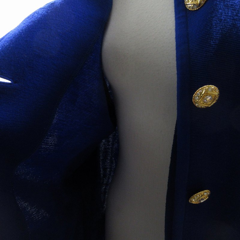 イヴサンローラン YVES SAINT LAURENT ヴィンテージ ニット ノーカラー 