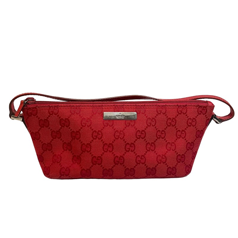 グッチ GUCCI 美品 ハンドバッグ GGモノグラム ポーチ ミニ ロゴ 