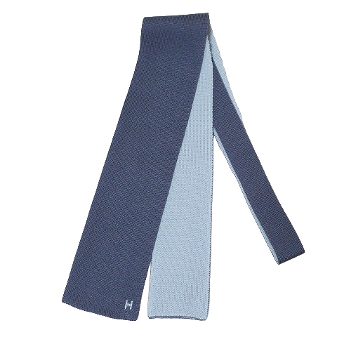 HERMES ニットタイ リバーシブル HERMES◇4way/ニットタイ