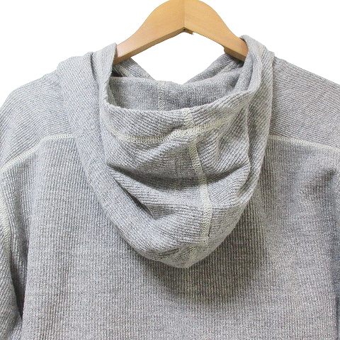 ダブルアールエル RRL サーマル パーカー プルオーバー 長袖 M グレー