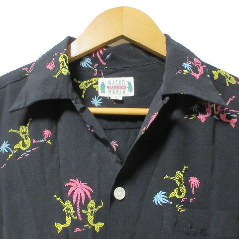 WACKOMARIA リネン アロハ ジャケット ギター ボタニカル ワコマリア WACKO MARIA -STYLING-