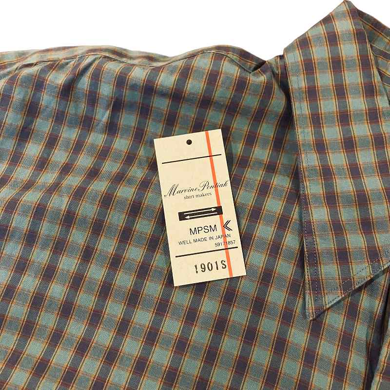 Marvine Pontiak Shirt Makers 23SS タータン チェック シャツ 長袖