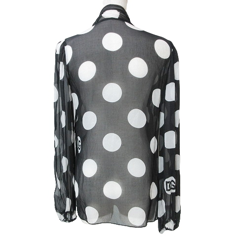 DOLCE & GABBANAドルチェ&ガッバーナ水玉ブラウス