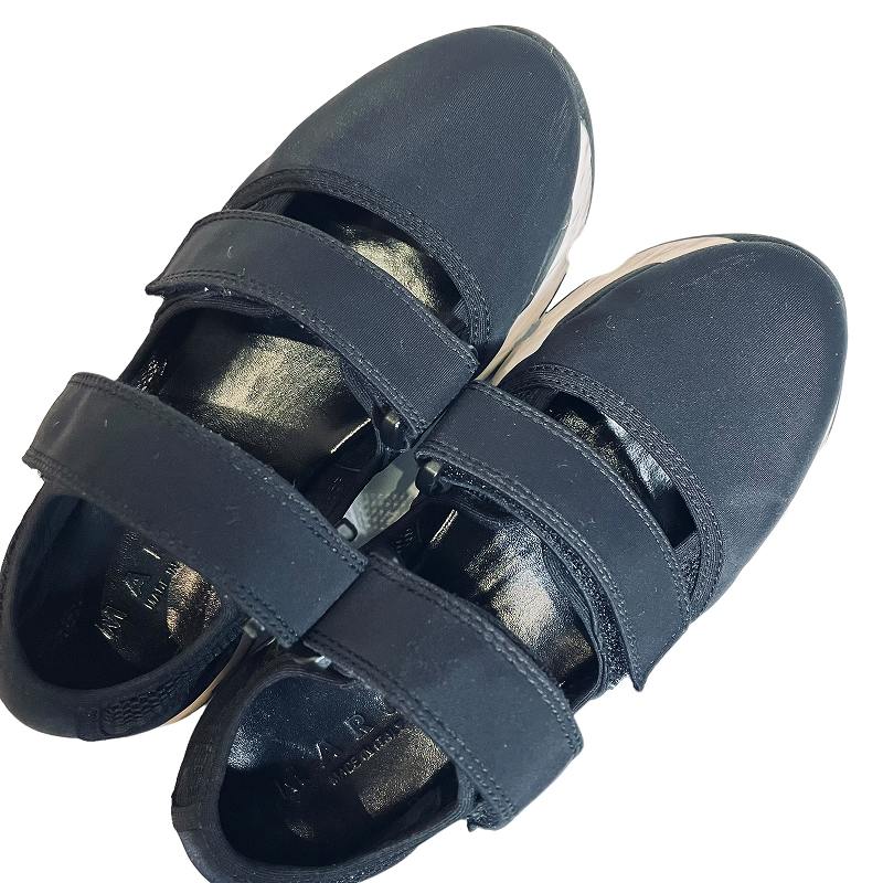 マルニ MARNI スニーカー ベルクロストラップ メッシュ 36 23㎝ 黒 