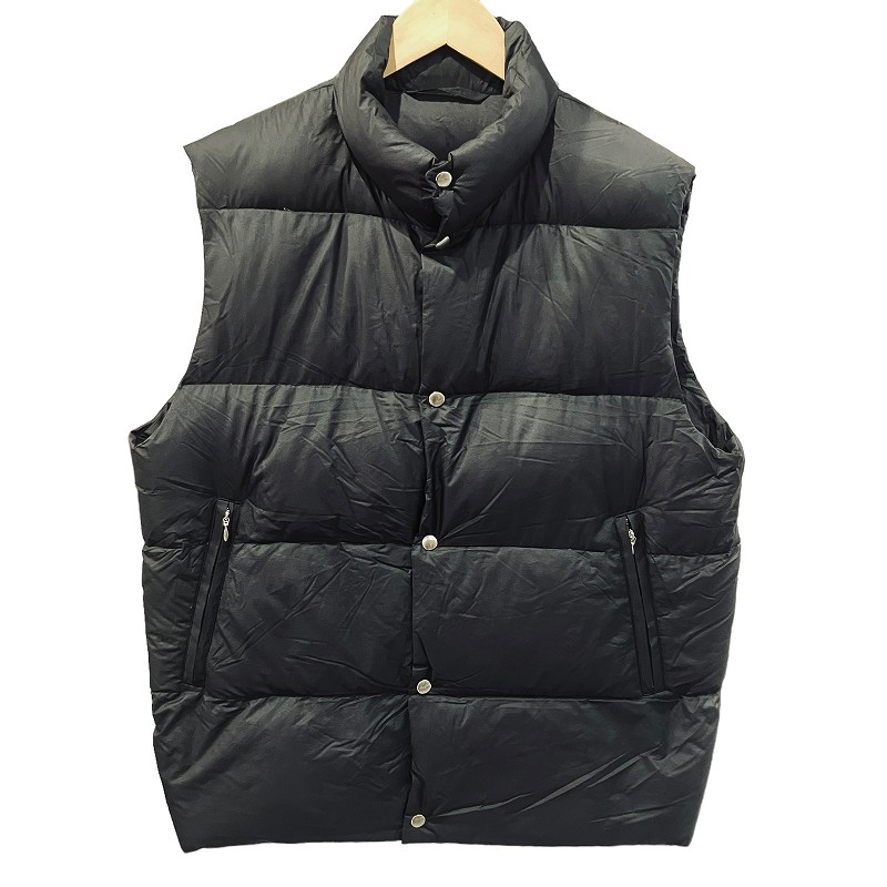 未使用品 コモリ COMOLI 23AW ダウンベスト Y03-01018 サイズ3 L 黒 