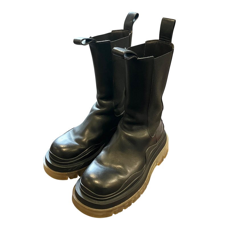 ボッテガヴェネタ ラグチェルシーアンクルブーツ ブラック 37 新品