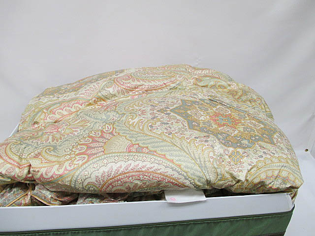 未使用品 エトロ ETRO 西川 アイダーダウン 羽毛掛けふとん EIDER DOWN
