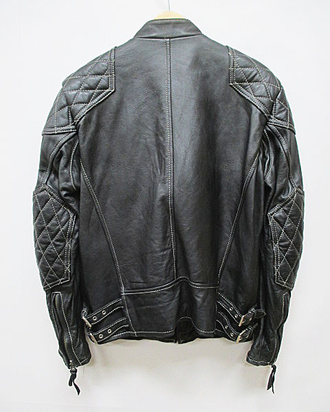 ショット Schott レザージャケット M 黒 ライダース 裏地チェック 牛革 D7936 メンズ 072 201912251143 ベクトルパーク