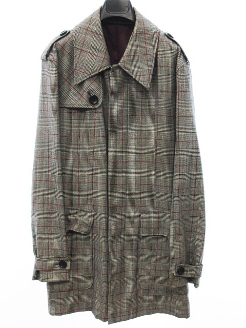 【クリーニング済】マルティニーク　グレーチェックコート martinique｜マルティニークのジャケット/アウター通販 - ZOZOTOWN