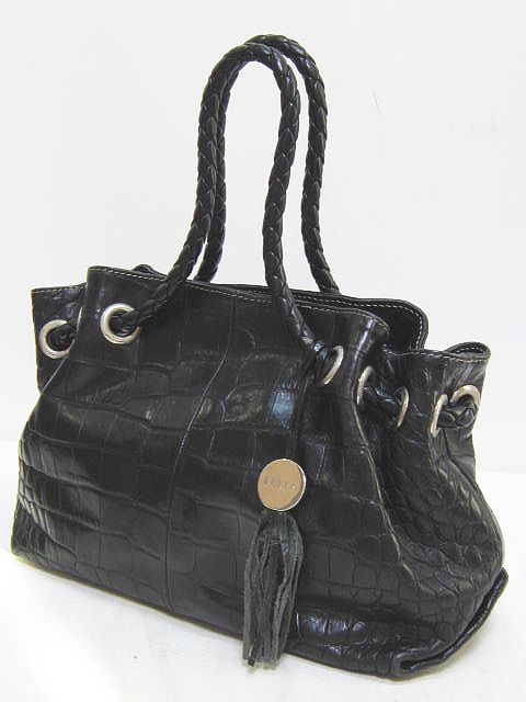 フルラ FURLA トート バッグ ハンド ショルダー チャーム タッセル 