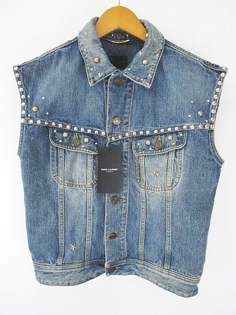 未使用品 サンローラン パリ SAINT LAURENT PARIS ジージャン デニム 