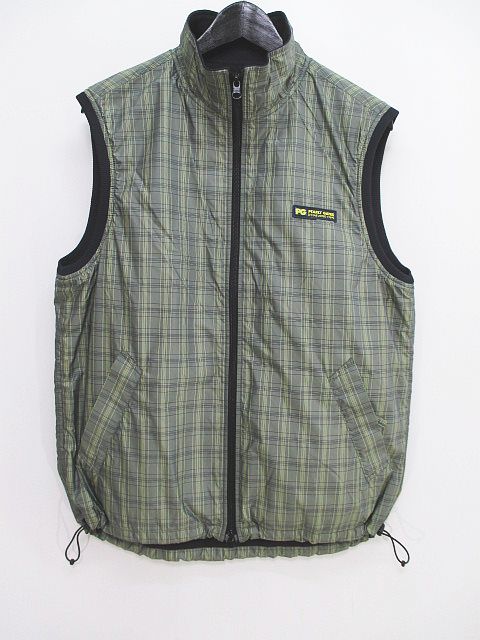 パーリーゲイツ　切替　ウエア　ボア　ナイロン　ベスト　ゴルフ　ジャケット　5 パーリーゲイツ 切替 ウエア ボア ナイロン ベスト ゴルフ