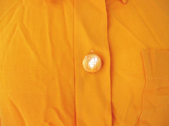 エルメス HERMES ノースリーブ シャツ 背中空き ボタン 40