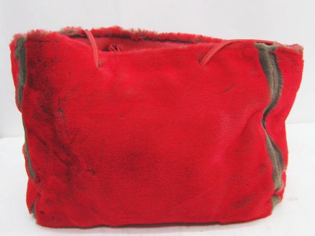 フェンディ FENDI ラパン ファー トートバッグ ショルダー ロゴ バイ
