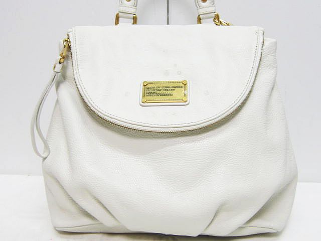 ポーチ付き】MARC JACOBS マークジェイコブス ザ サックバッグ 白