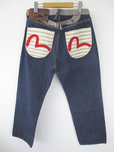 エヴィス EVISU YAMANE 1959 デニムパンツ ジーンズ ボタン
