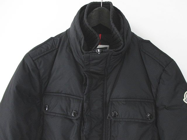 モンクレール MONCLER AMAZZONE ダウンジャケット 比翼 0 黒系 