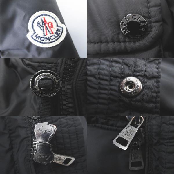 モンクレール MONCLER AMAZZONE ダウンジャケット 比翼 0 黒系 