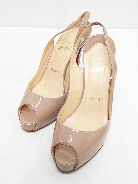 クリスチャンルブタン Christian louboutin サンダル バックストラップ 