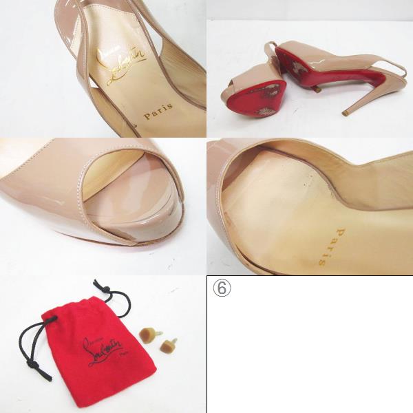 クリスチャンルブタン Christian louboutin サンダル バックストラップ 