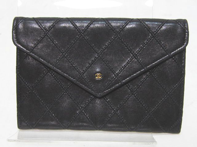 シャネル CHANEL ビコローレ カード入れ 財布 マトラッセ ココマーク 