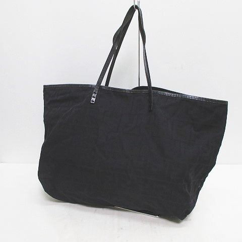 FENDI フェンディ ズッカ柄 トートバッグ レディース バック ブラック