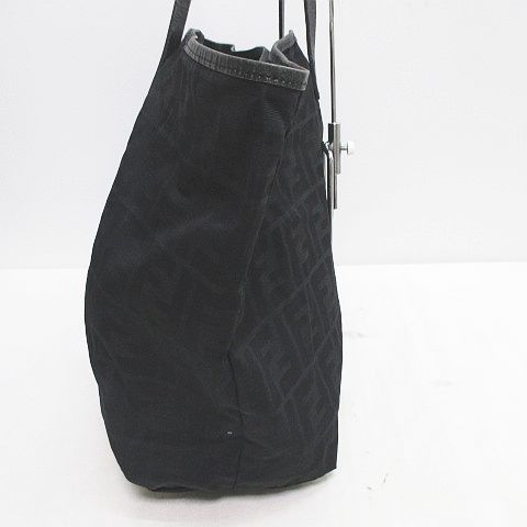 フェンディ FENDI トートバッグ ズッカ柄 ブラック 黒 イタリア製