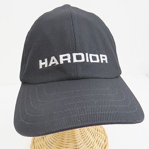 ☆美品☆DIOR HOMME 奥深し HARDIOR ロゴ キャップ ブラック M