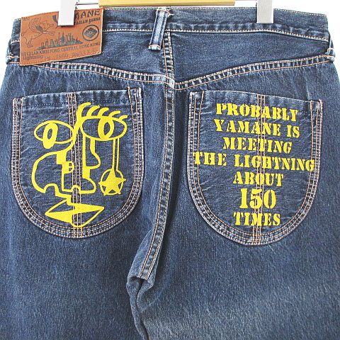 エヴィス EVISU yamane 1960 デニム パンツ ジーンズ ボタン